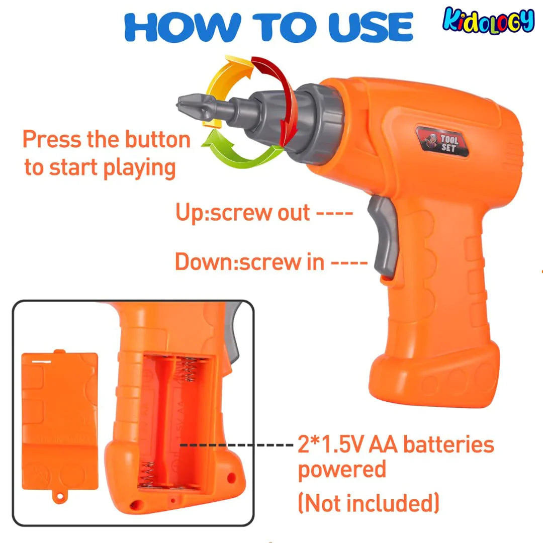 Brainy Builders: Power Tool Set for Curious Kids